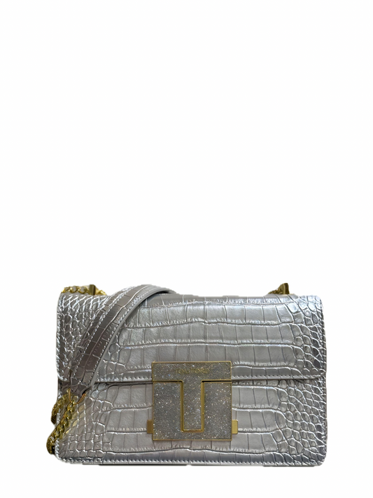 TOMFORD crocodile-embossed shoulder bag