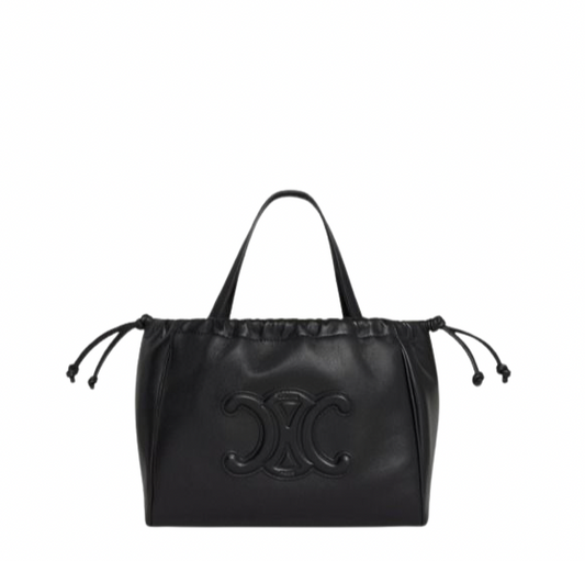 CELINE Cabas Drawstring Cuir Triomphe